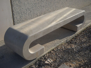 Каменная скамья Apricena без спинки