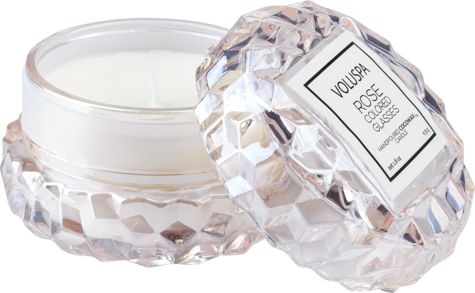 10664218 VOLUSPA Ароматическая свеча Voluspa "Мир в розовом цвете", 51гр 