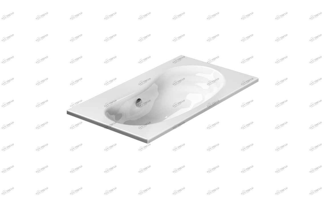 183IM00 Накладная раковина под столешницу  овальная CERAMICA CATALANO IMPRONTA