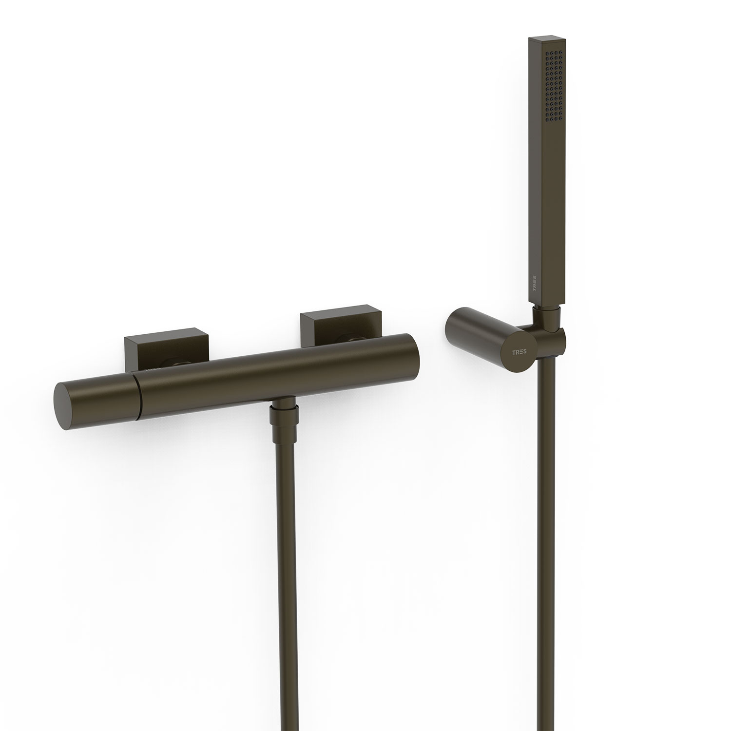 ПРОЕКТ-Настенный смеситель для душа TRES с одной ручкой -21116701KMB TRES Project