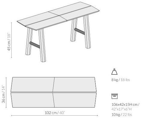 Woodendot Скамейка из ясеня Savia sun-id-1354008 - Вид №13