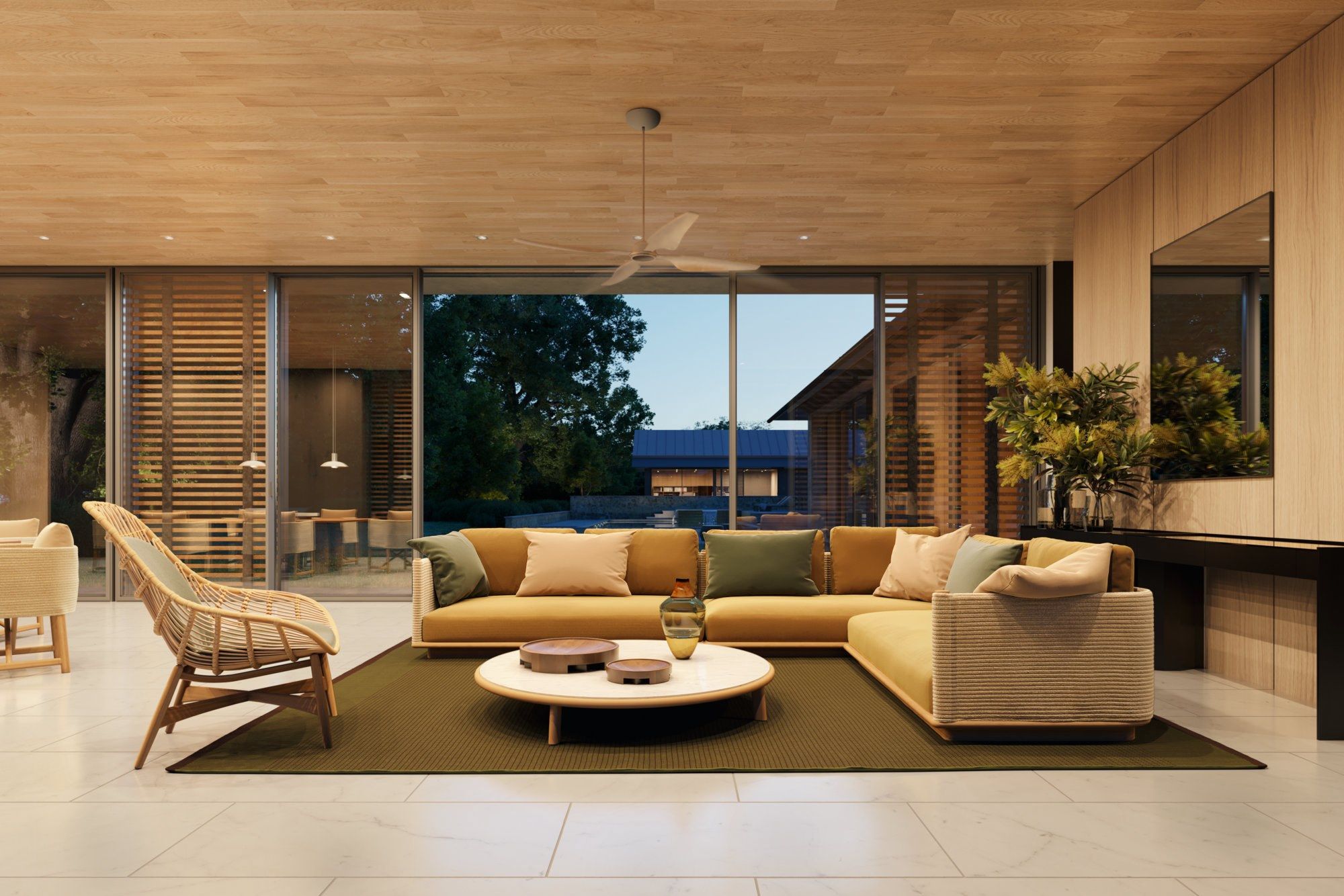 Круглый низкий журнальный столик Kettal ARCH-00149626 - Вид №6