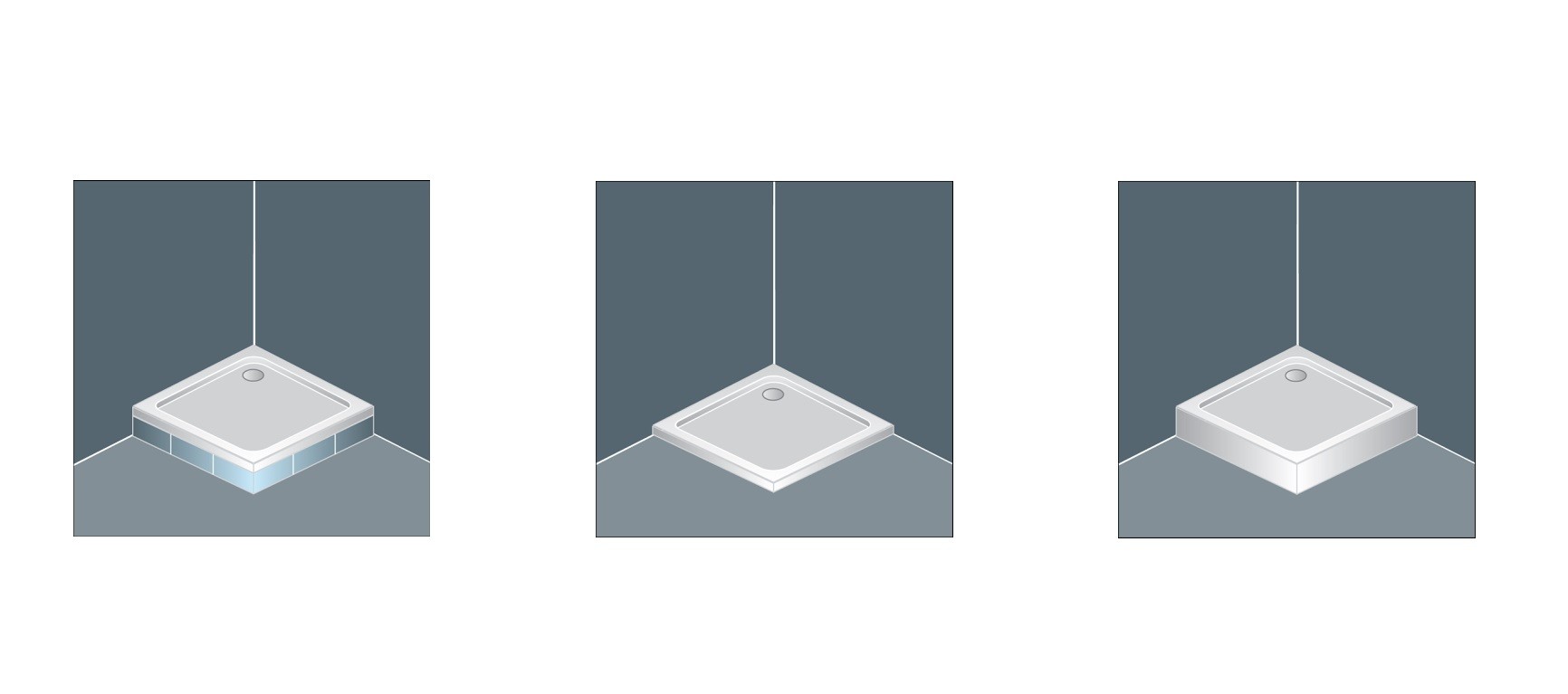 Поддон для душа акриловый Kolpa-San Serra 00581 WHITE Словения  - Вид №6