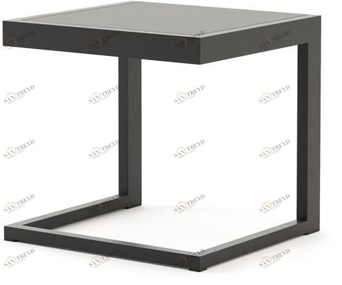 Domkapa Квадратный стальной сервисный стол и столешница из ламината Bondi sun-id-1473109