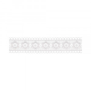 3139 Гипюр 37 мм в пакете Турция белый Gamma