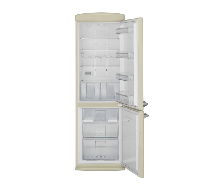 SLU S335C2 190х60.5×67, 231/87, no frost, нижняя морозильная камера, led, перенавешиваемые двери, бежевый Schaub Lorenz Santreyd  - Вид №1