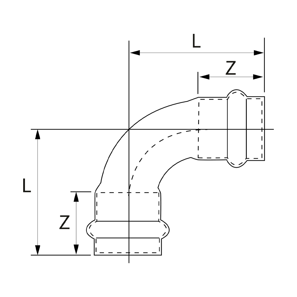 PS50020220000 Отводы Tece  - Вид №1