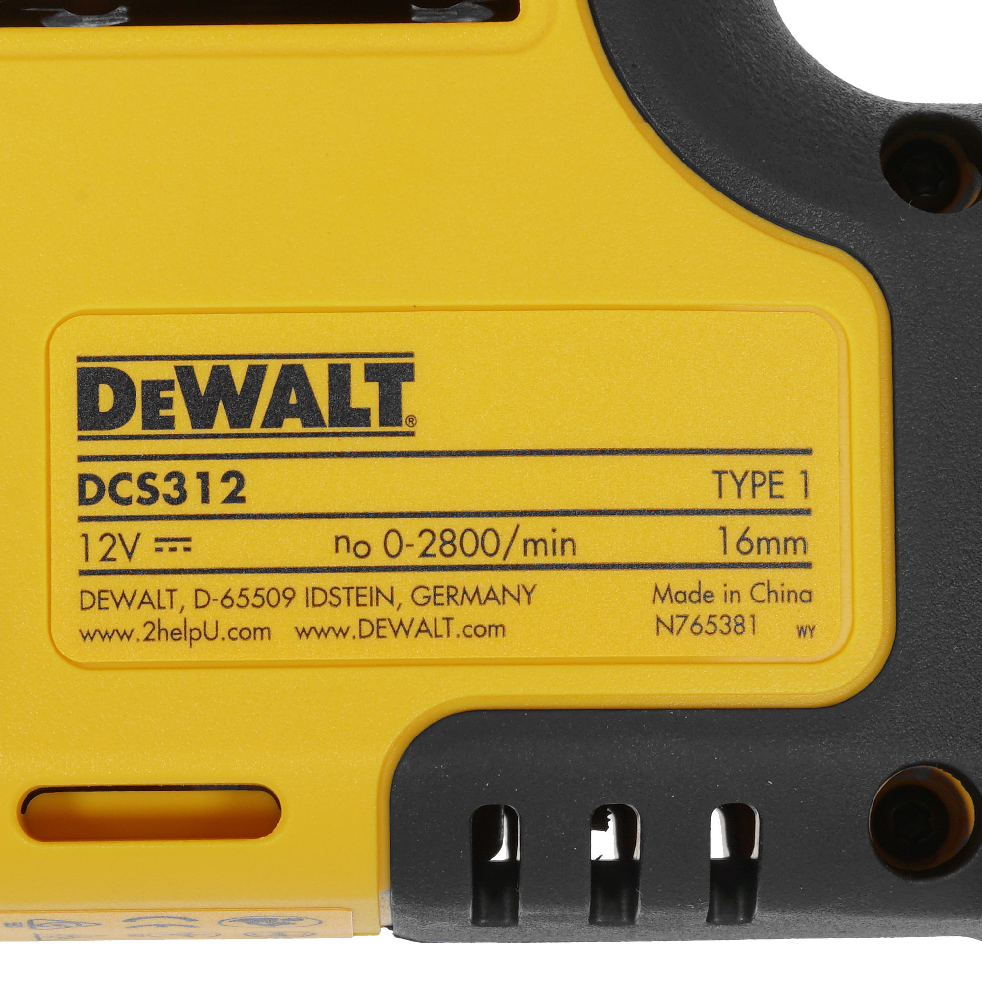 Сабельная пила DeWalt DCS312N XR 10.8/12V  , Без ЗУ, Без АКБ 5303419 STDN-0140173 - Вид №2