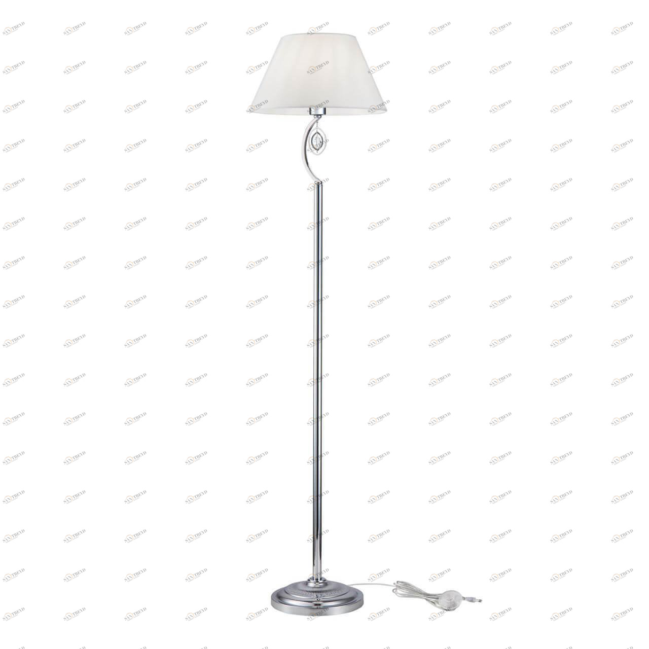 Торшер с абажуром белый Luciana FR2003FL-01CH FREYA LUCIANA 00-3908818 Белый 