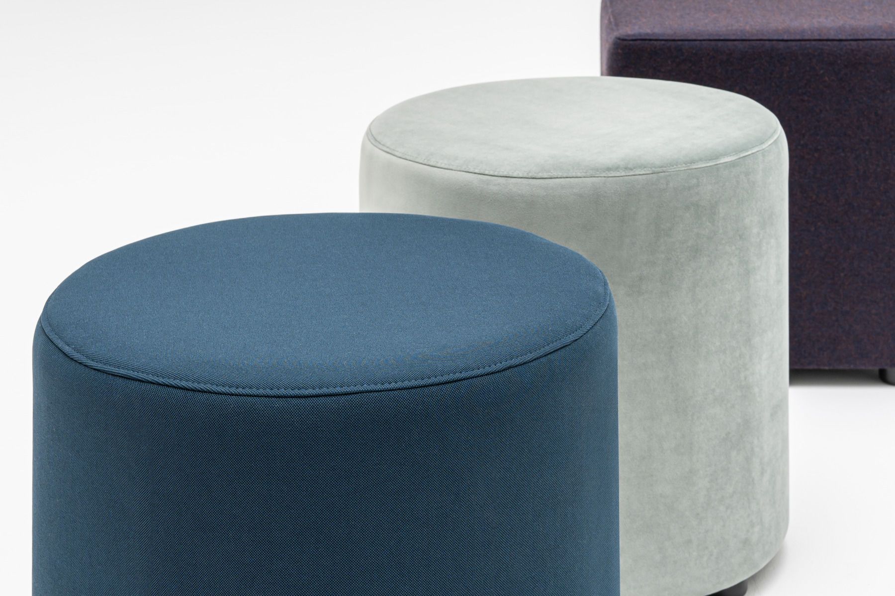 Круглый пуф из ткани MDD Mix ARCH-00032658 - Вид №28