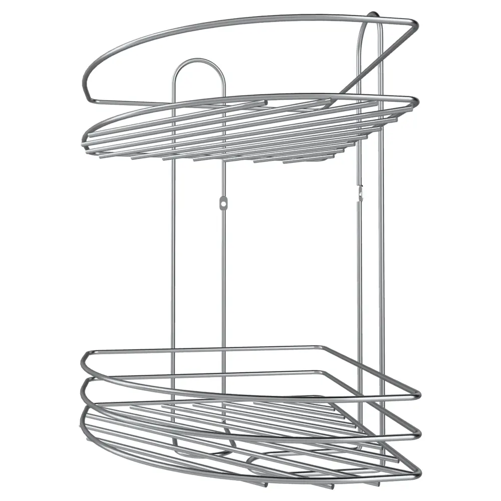 Полка для ванной Lemer Nil 23x34.5 см металл цвет хром 89445827 STLM-2001457