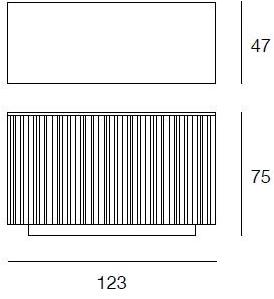Pacini & Cappellini Комод с распашными дверцами Line 5574 - Вид №4