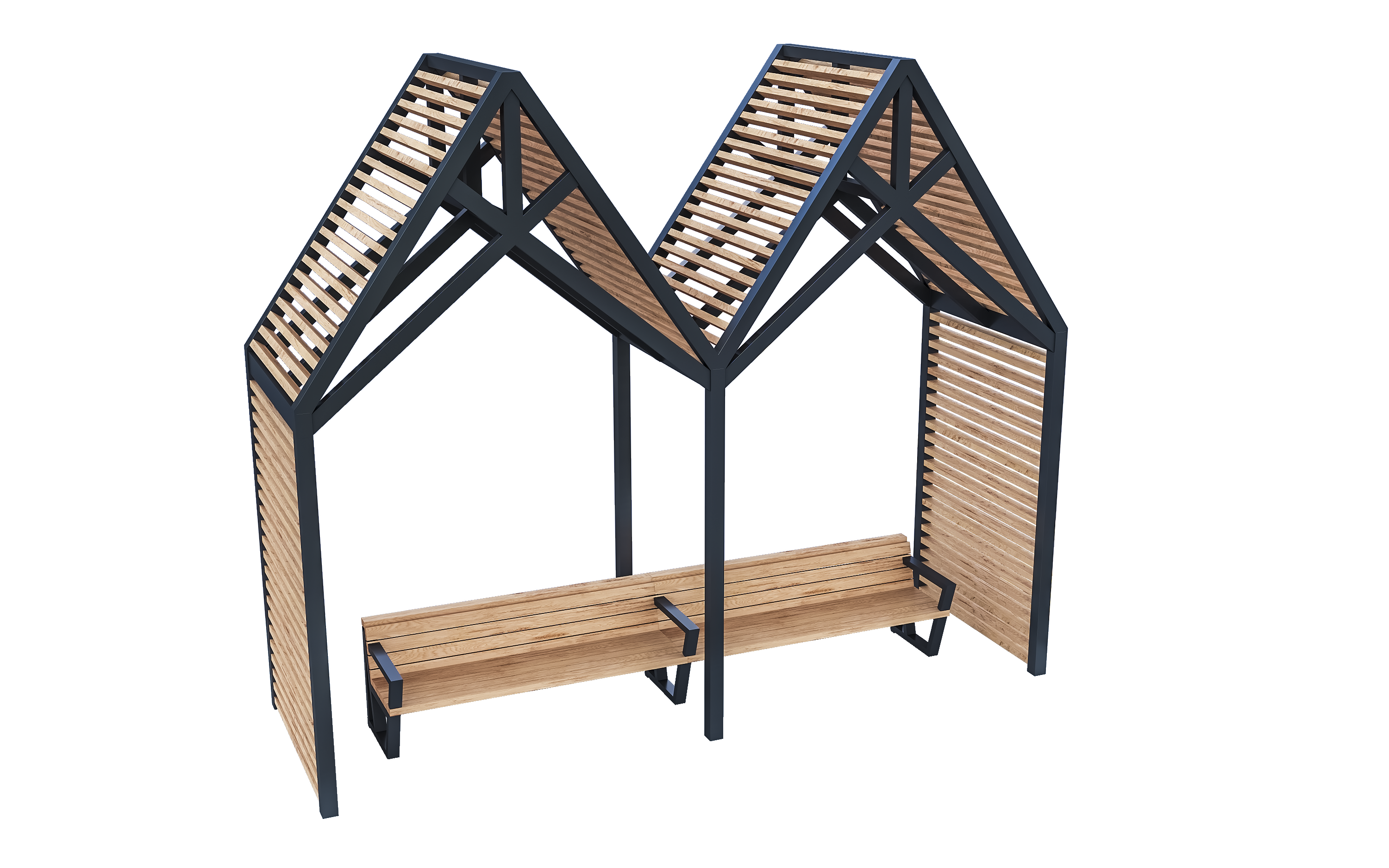 14189 ПЕНТА Dual 1, беседка парковая LAB.Space  - Вид №1