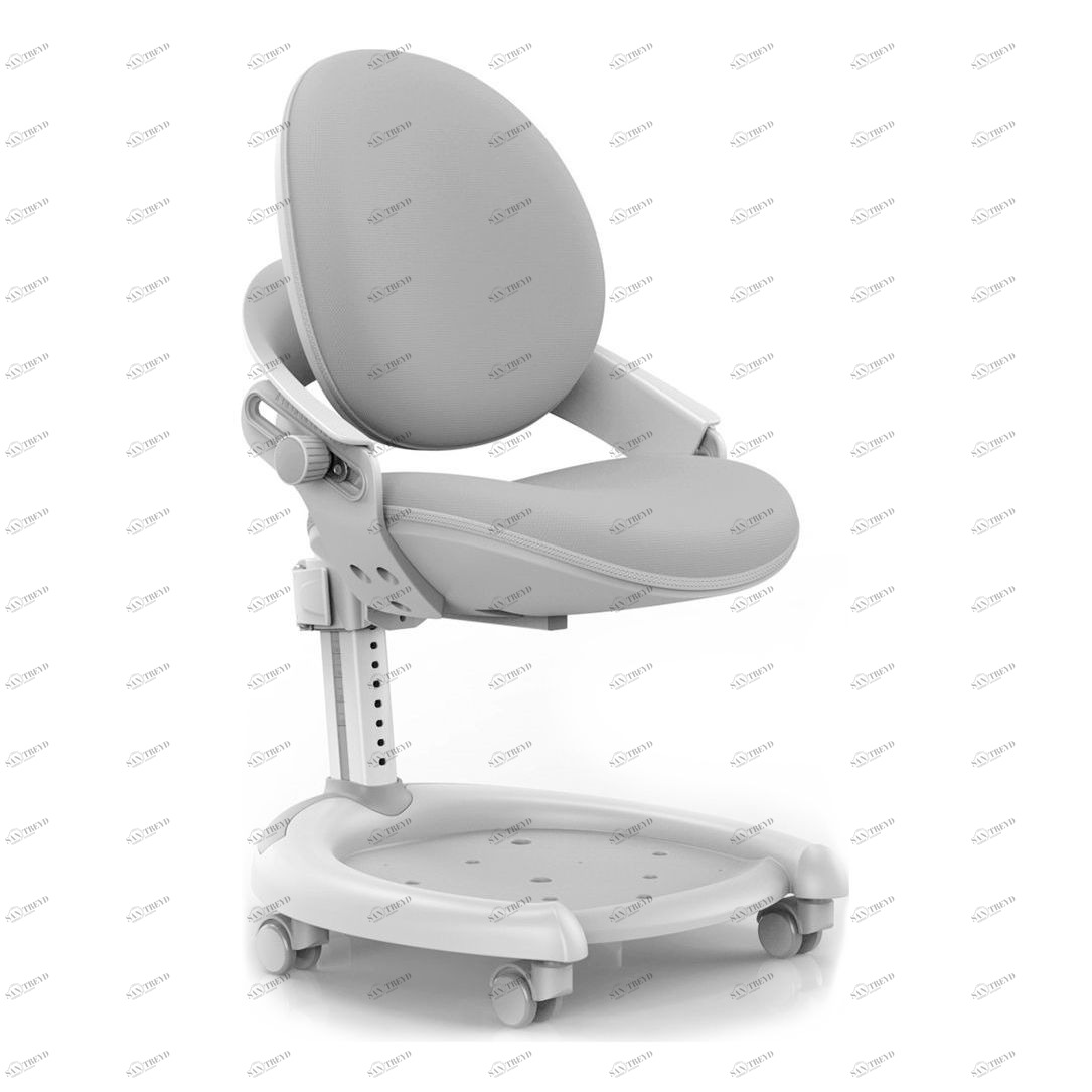 Кресло детское на колесиках серое ZMAX-15 Plus MEALUX  00-3947292 Серый Santreyd 