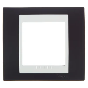 Рамка для розеток и выключателей Systeme Electric Unica 1 пост, цвет какао/бежевый