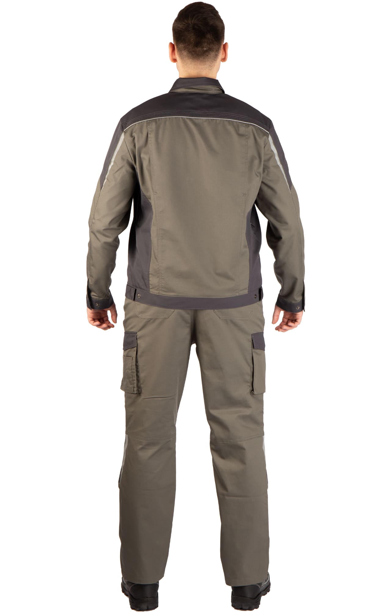 4974817 Костюм  NEW серый хаки графит STATUS  Летняя спецодежда  размер 52-54/182-188  - Вид №17