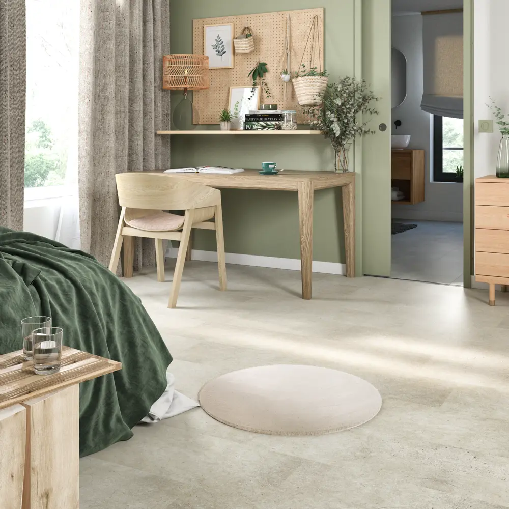 Коврик KREAFORTA Belleville круг Ø100 см полиэстер цвет белый 89420865 STLM-2186228  - Вид №5