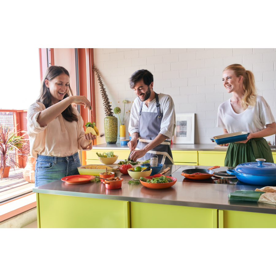 Блюдо прямоугольное Le Creuset, каменная керамика, 32х24 см, голубое 91004732310000 - Вид №1