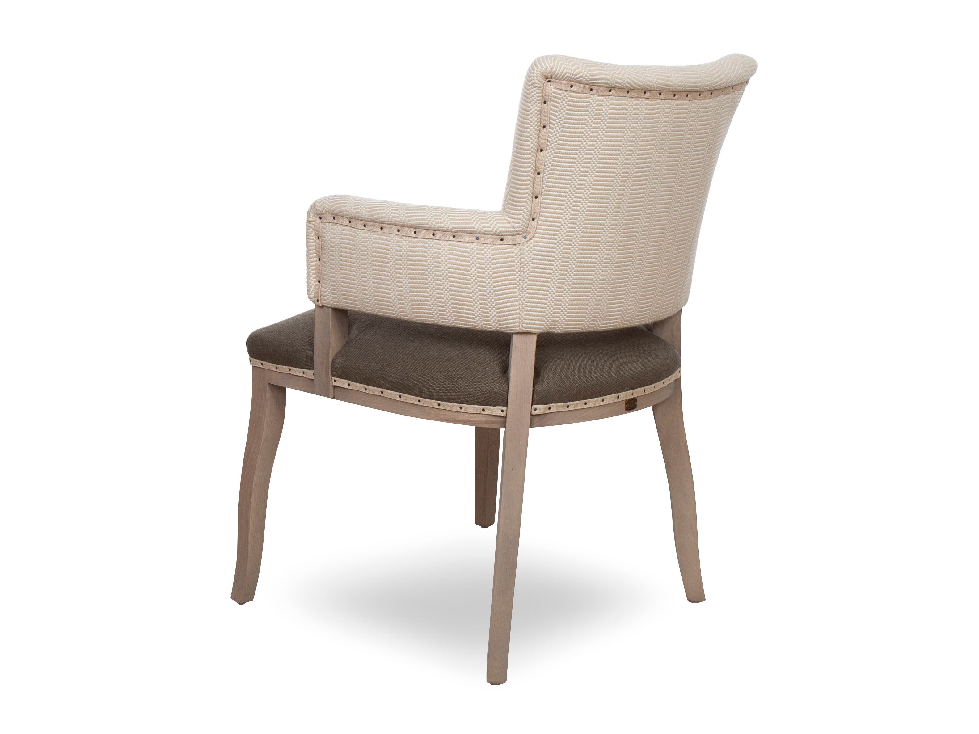 Тканевый стул с открытой спинкой и подлокотниками CREARTE COLLECTIONS BOILER CONTEMPORAIN ARCH-00049326 - Вид №3