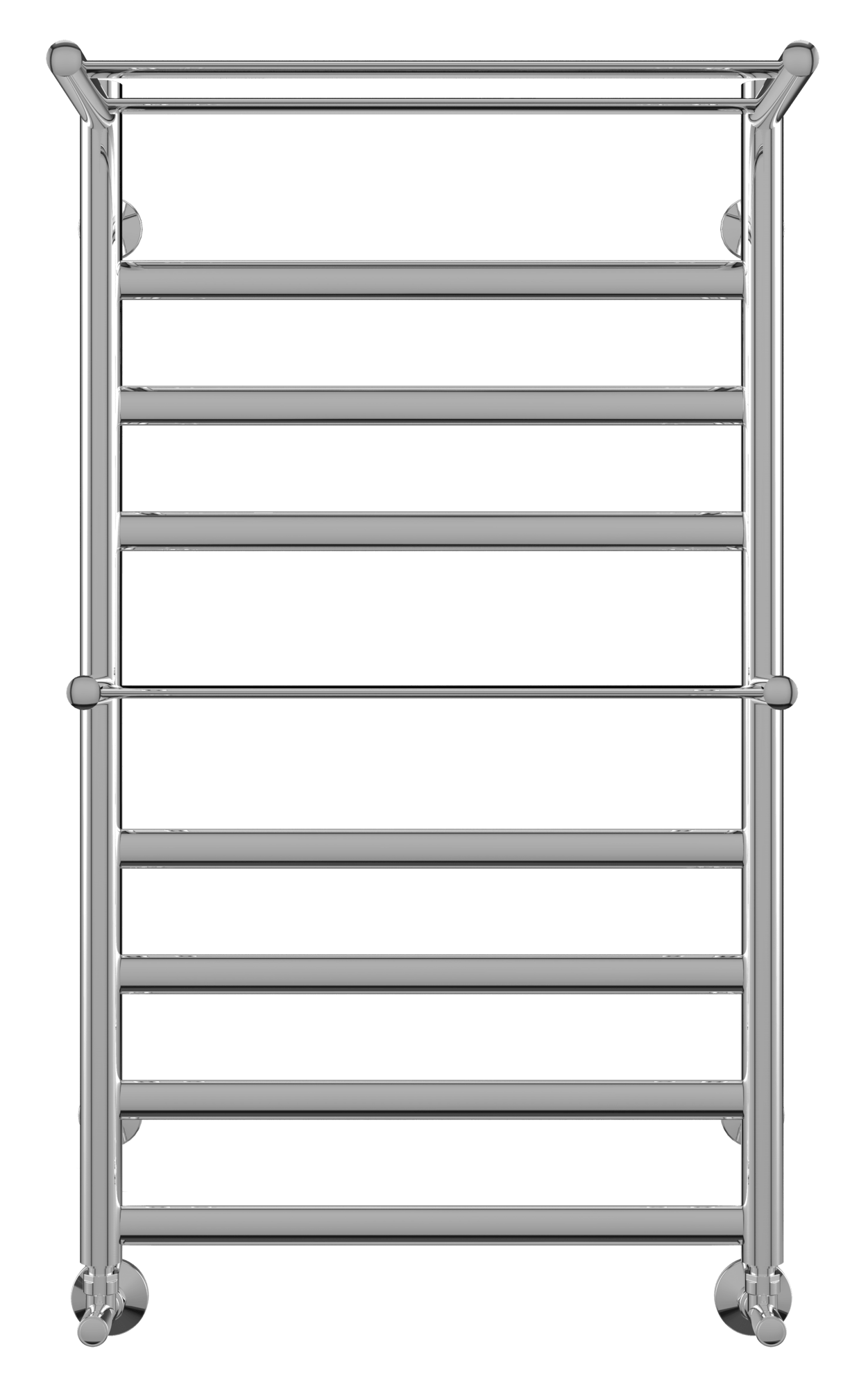 4620768886874 СТАНДАРТ Хендрикс+ с полкой П9 500х896 Полотенцесушитель TERMINUS RAL 9016 глянец - Вид №1