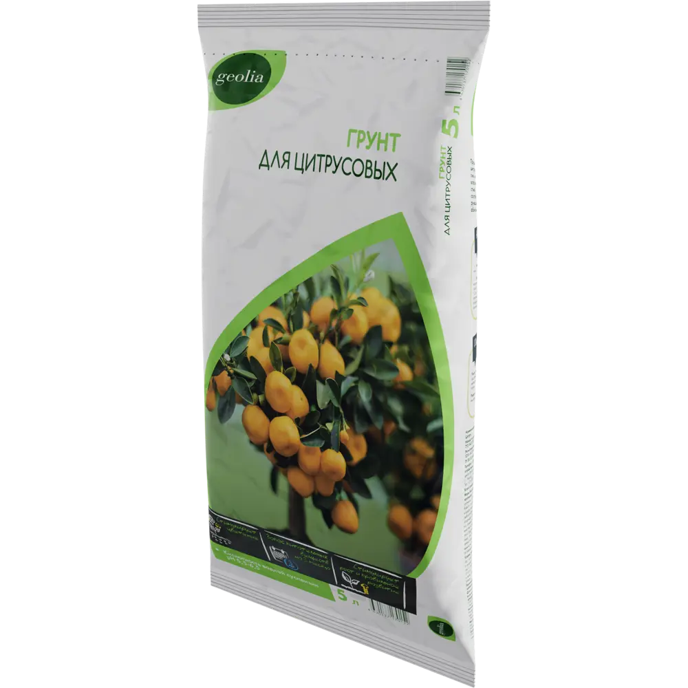 Грунт GEOLIA для цитрусовых - питательная основа для лимонов и мандаринов 5 л 87225287 STLM-1395830 - Вид №2