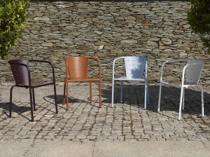 Adico Металлический стул для ресторана с подлокотниками