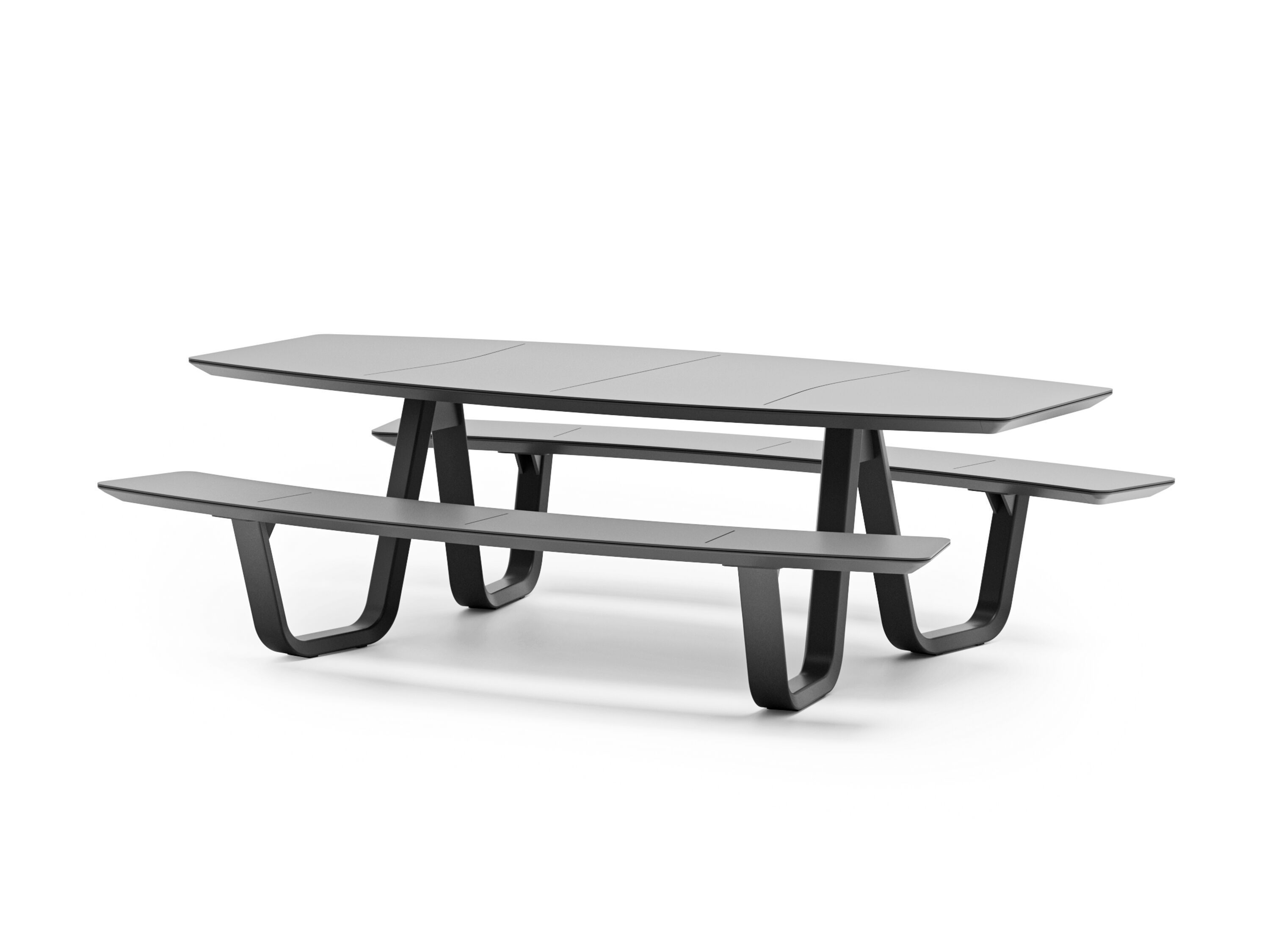 Прямоугольный стол для пикника со встроенными скамейками Atmosphera 8teen ARCH-00084249 - Вид №15