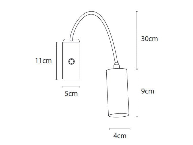 Регулируемая латунная лампа для чтения с гибким кронштейном Authentage Lighting Lit ARCH-00024269 - Вид №3