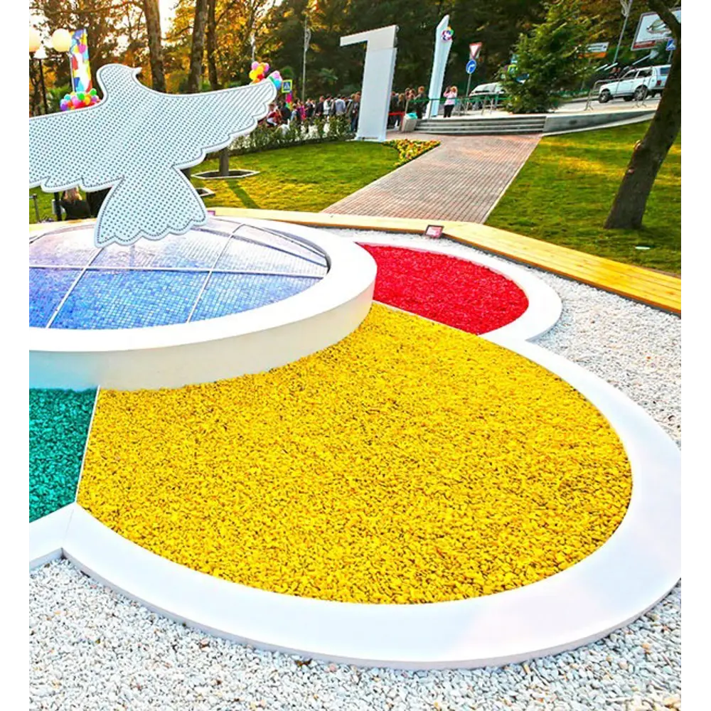 Santreyd Декоративная щепа желтая 50 л для ландшафтного дизайна 87655107 STLM-1394714 - Вид №1