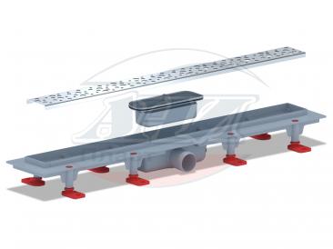 Трап пластиковый линейный Бриз 650х62, выпуск 40 мм TL1365G АНИ пласт 201724 - Вид №1