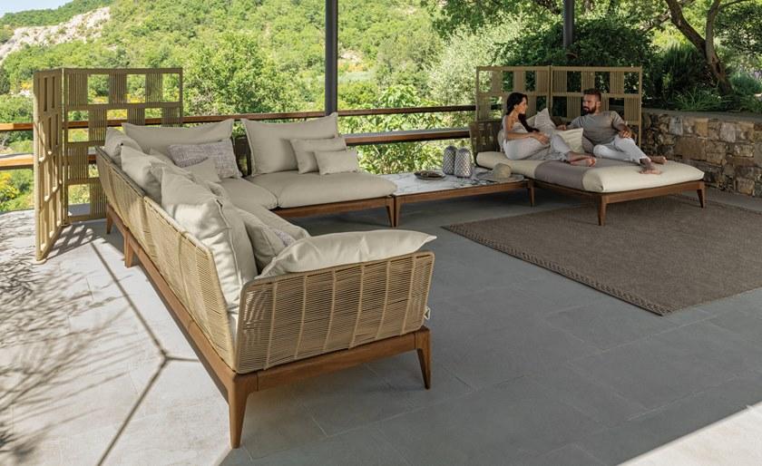 Talenti Садовый диван из модульной ткани Cruise teak sun-id-1435389 - Вид №3