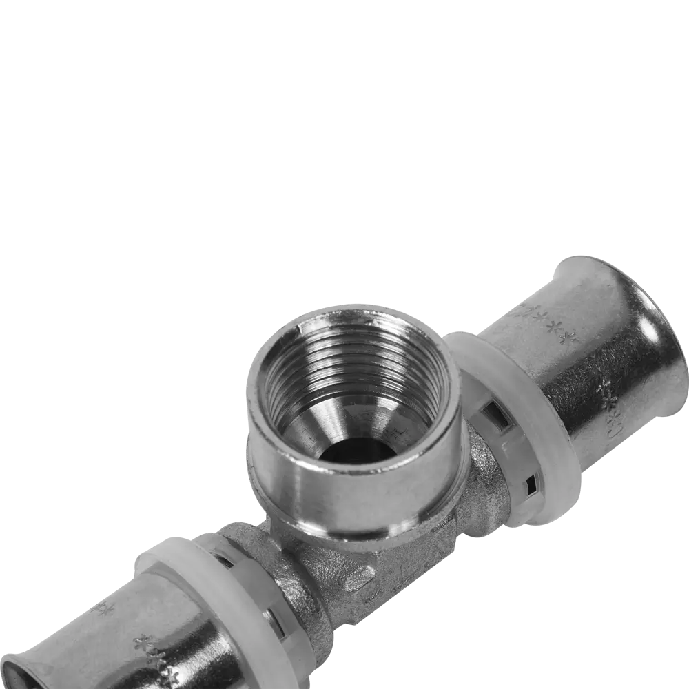 Тройник Valtec для трубных соединений 20x1/2"x20 мм 15474532 STLM-0005950 - Вид №2