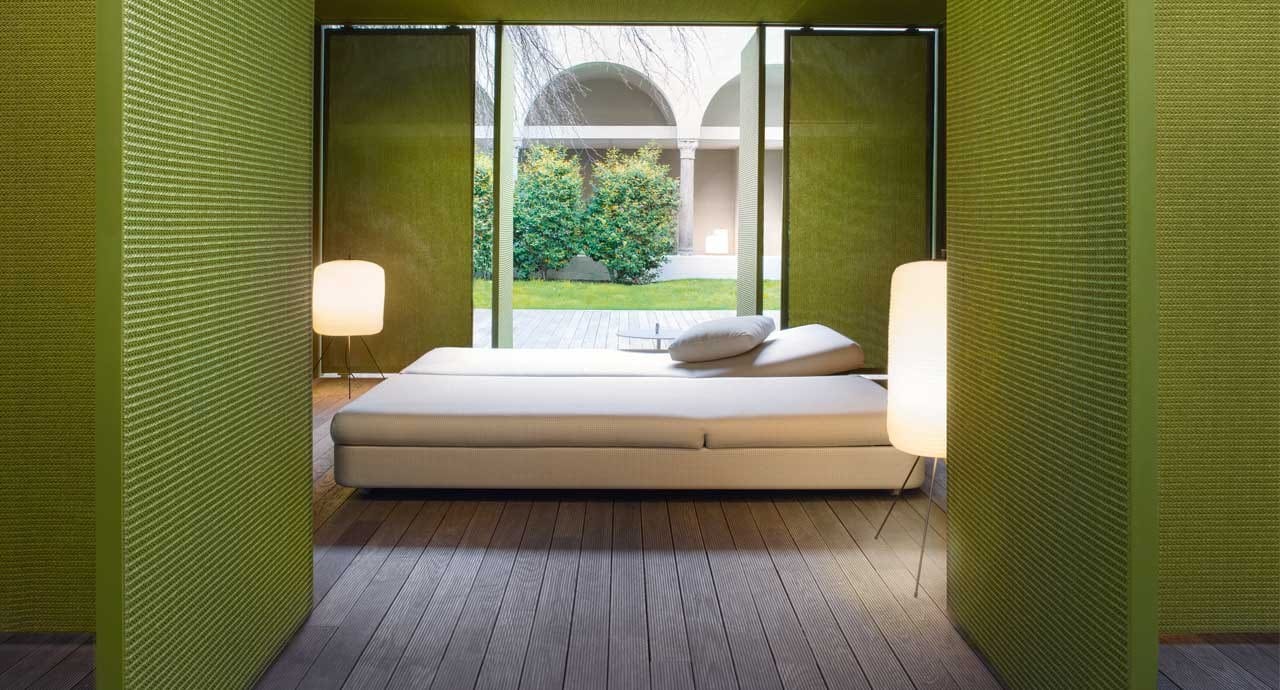 Садовая кровать с откидной спинкой из технической ткани Paola Lenti Cove ARCH-00000042 - Вид №3