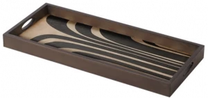 Ethnicraft Поднос деревянный прямоугольный Urban geometry 20939