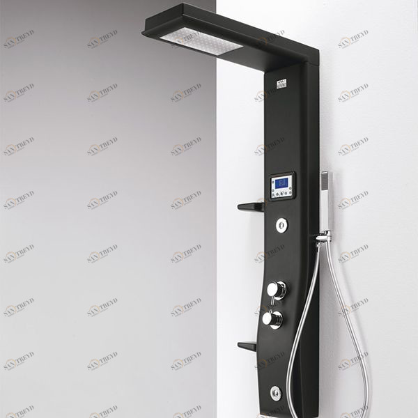 Душевая колонна Etoile Antracite 125 см с хромотерапией 4ETA6N0A Gruppo Geromin