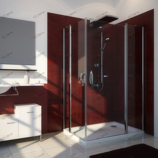 Душевая кабина 90-100/110-120 GK-604A GUTEWETTER LUX RECTAN 90100110120GK604A