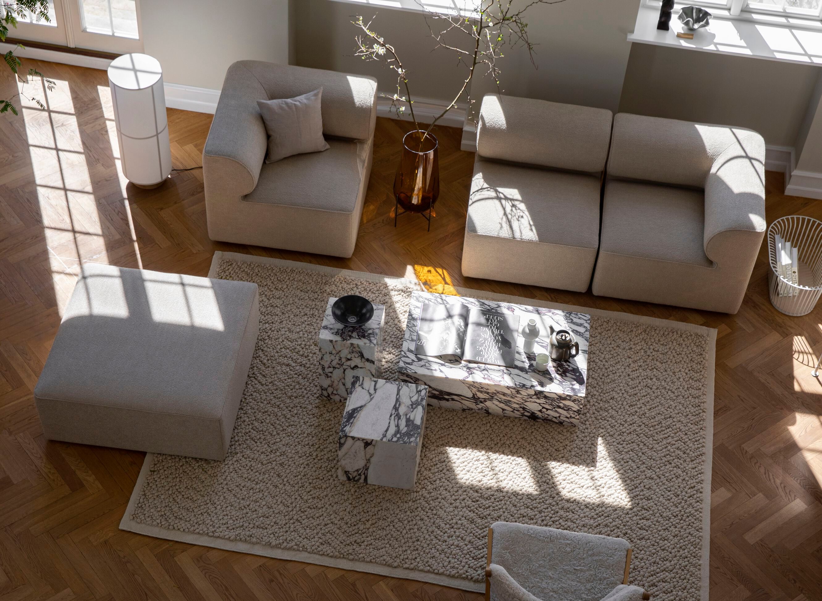 Прямоугольный шерстяной ковер Audo Copenhagen GRAVEL ARCH-00052318 - Вид №8