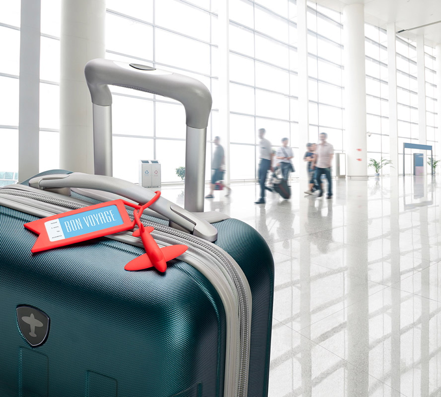 OT811 Бирка для багажа tag me красная OTOTO  - Вид №2