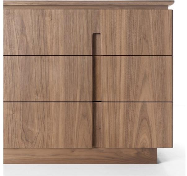 Arte Brotto Комод из орехового дерева со встроенными ручками Leonardo L313n - Вид №3