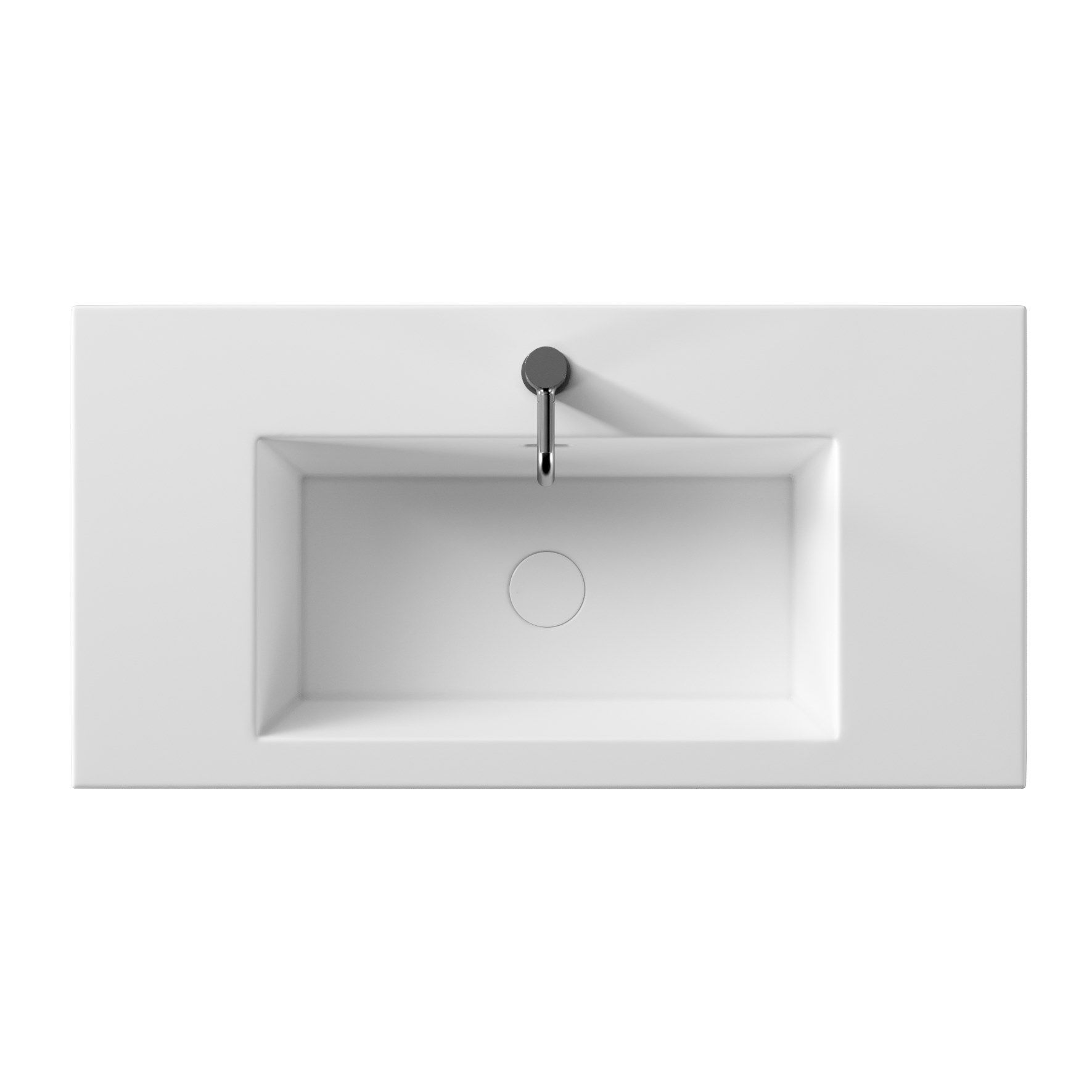 Керамическая прямоугольная подвесная раковина Alice Ceramica ARCH-00116397 - Вид №3