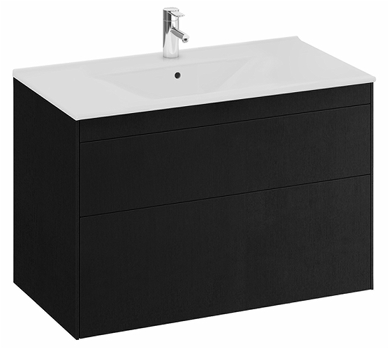 47448 IFO Sense тумба под умывальник с двумя выдвижными ящиками, W = 900 мм, W1 = 910 мм, мол. - Вид №11