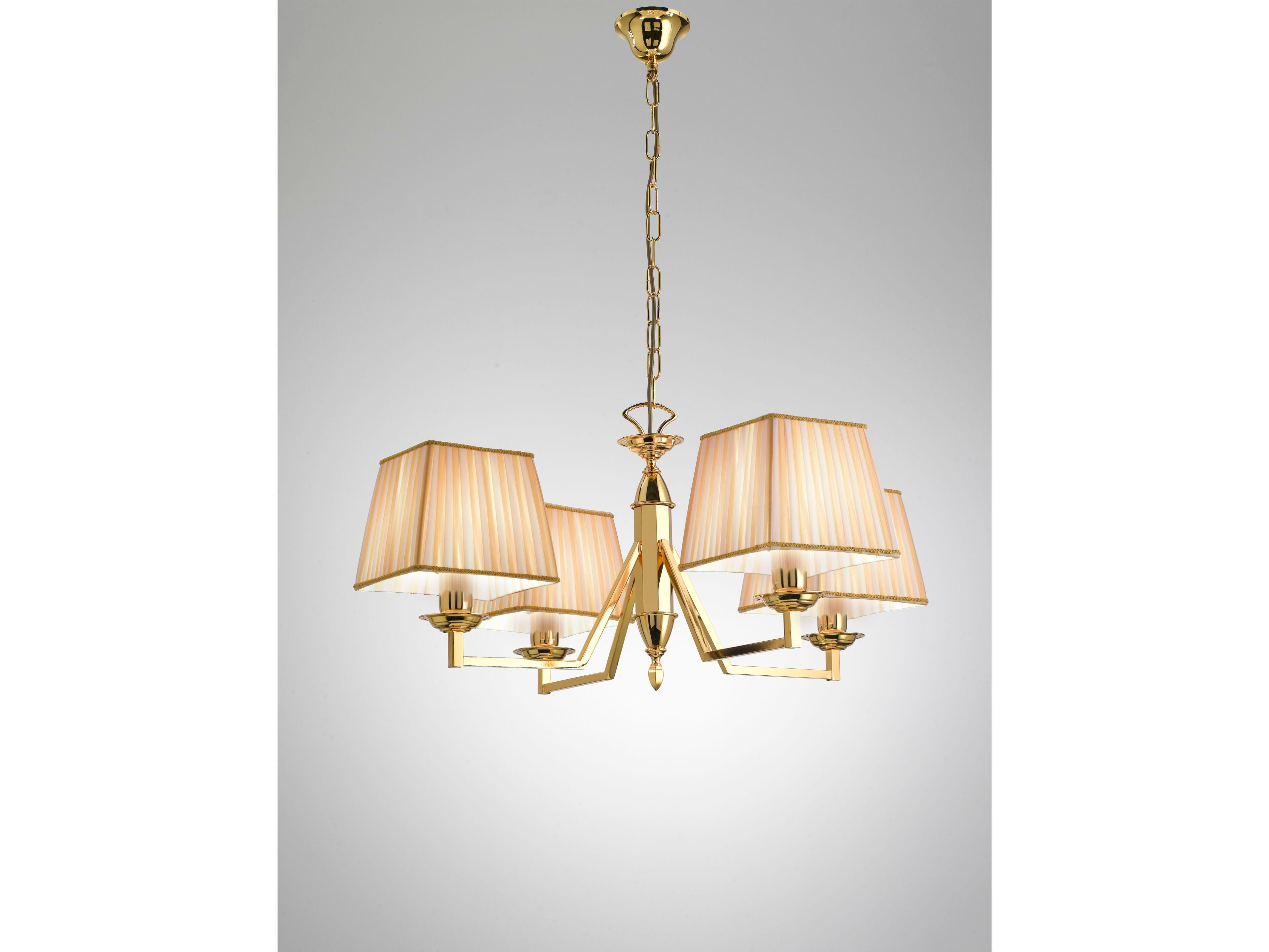 Латунный подвесной светильник Cremasco Illuminazione 7453/4L ARCH-00071653 - Вид №1