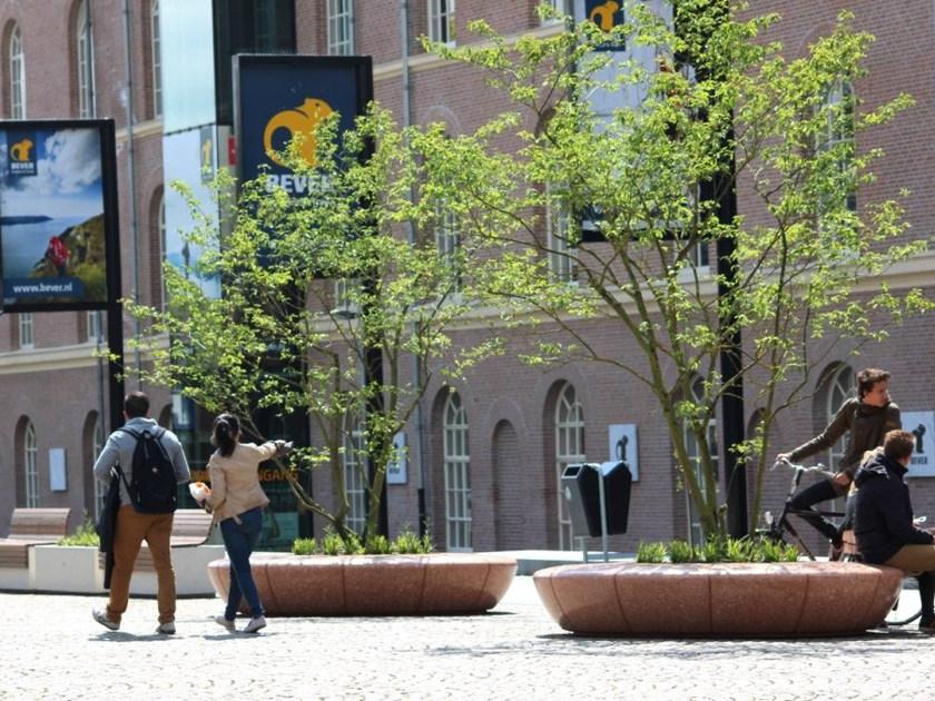 Bellitalia Круглая скамья со встроенной сеялкой без спинки Olimpo sun-id-1390442 - Вид №1