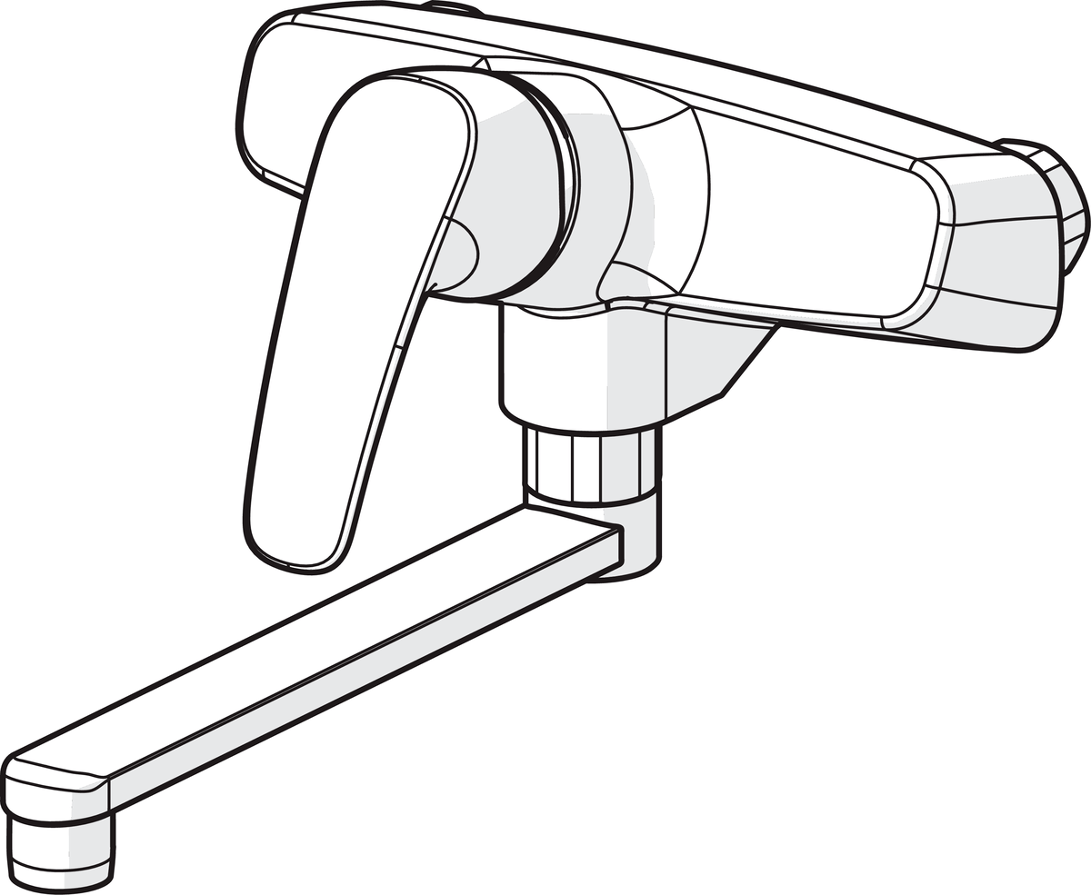 Oras 1036 Смеситель для хозяйственного помещения 1036 Safira Хром  - Вид №2