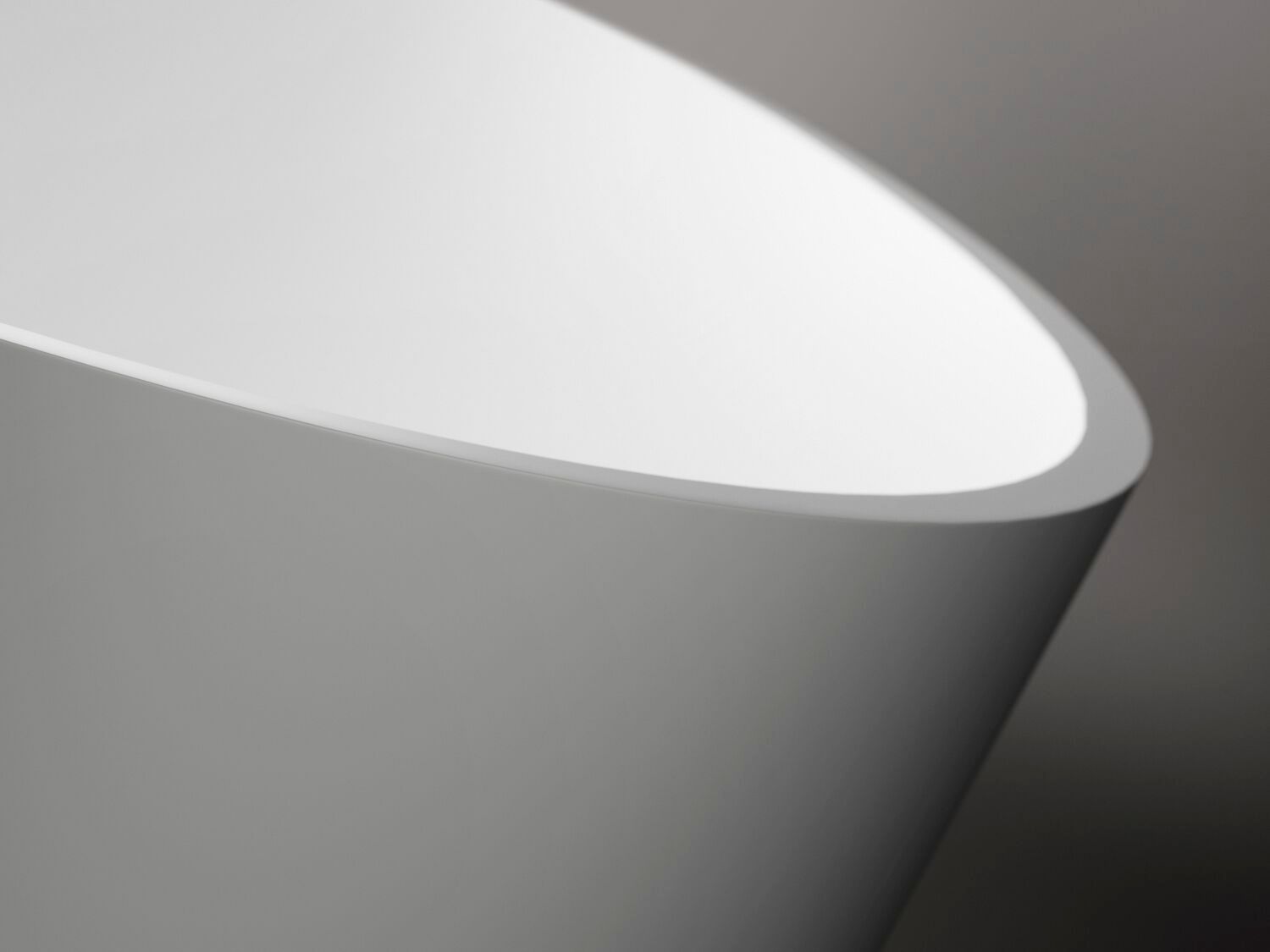 Овальная ванна в центре комнаты в твердой поверхности Gruppo Treesse мебель для ванной комнаты-отдельно стоящие ванны ARCH-00050901 - Вид №17