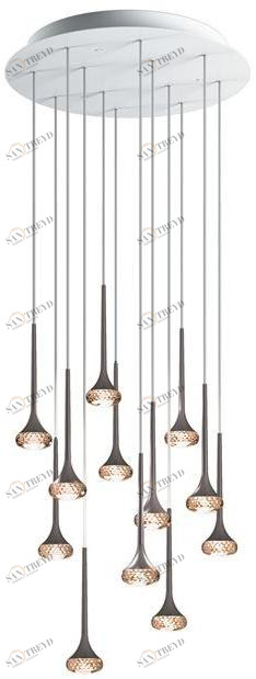 AXOLIGHT Хрустальный светодиодный подвесной светильник Fairy sun-id-1403070