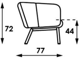 Artifort Диван из ткани Bras sun-id-1432166 - Вид №8