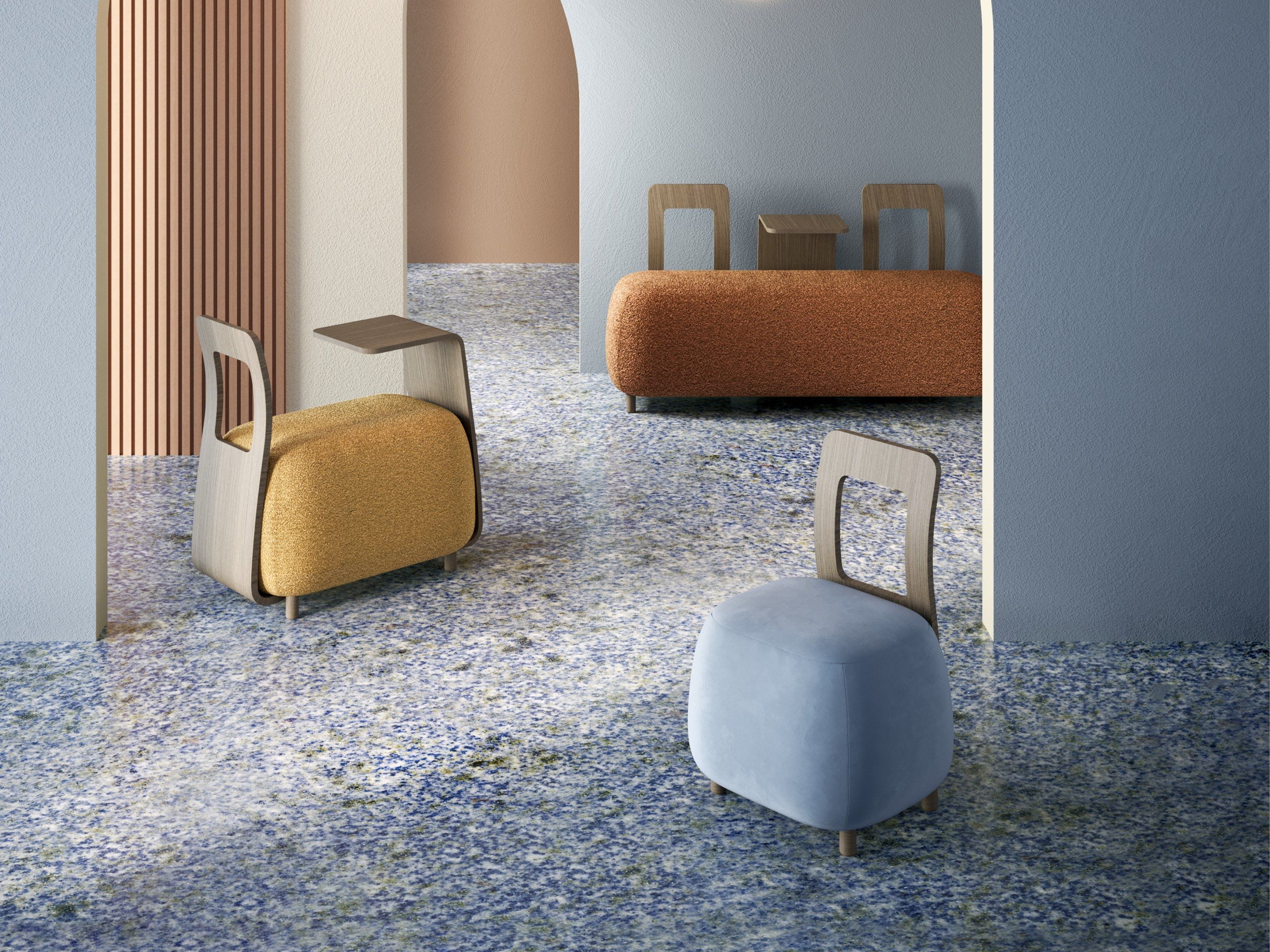 Прямоугольный пуф Innova Imbottiti Vice-Versa ARCH-00121418 - Вид №2