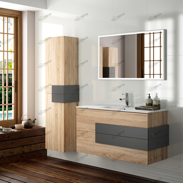 КОМПЛЕКТ МЕБЕЛИ CRONOS 80 СМ OAK/MATT ANTHRACITE SALGAR 21804