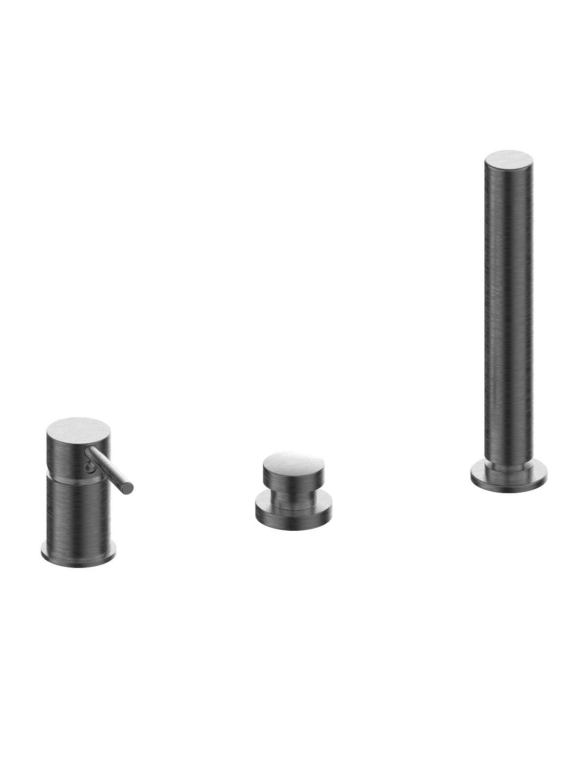 Встраиваемый однорычажный смеситель для ванны с ручным душем Rubinetterie Frattini Pepe XL ARCH-00054876 - Вид №4